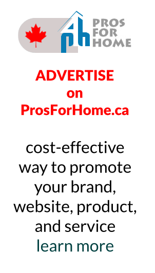 Banner advertising on ProsForHome.ca