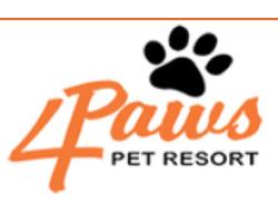 4 Paws Pet Resort Inc. logo