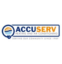 AccuServ Heating and Air Conditioning logo