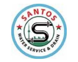 Santos Plumbing Service logo
