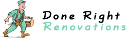 Done right renovations logo
