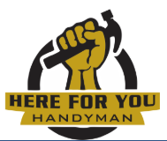 Here For You Handyman logo