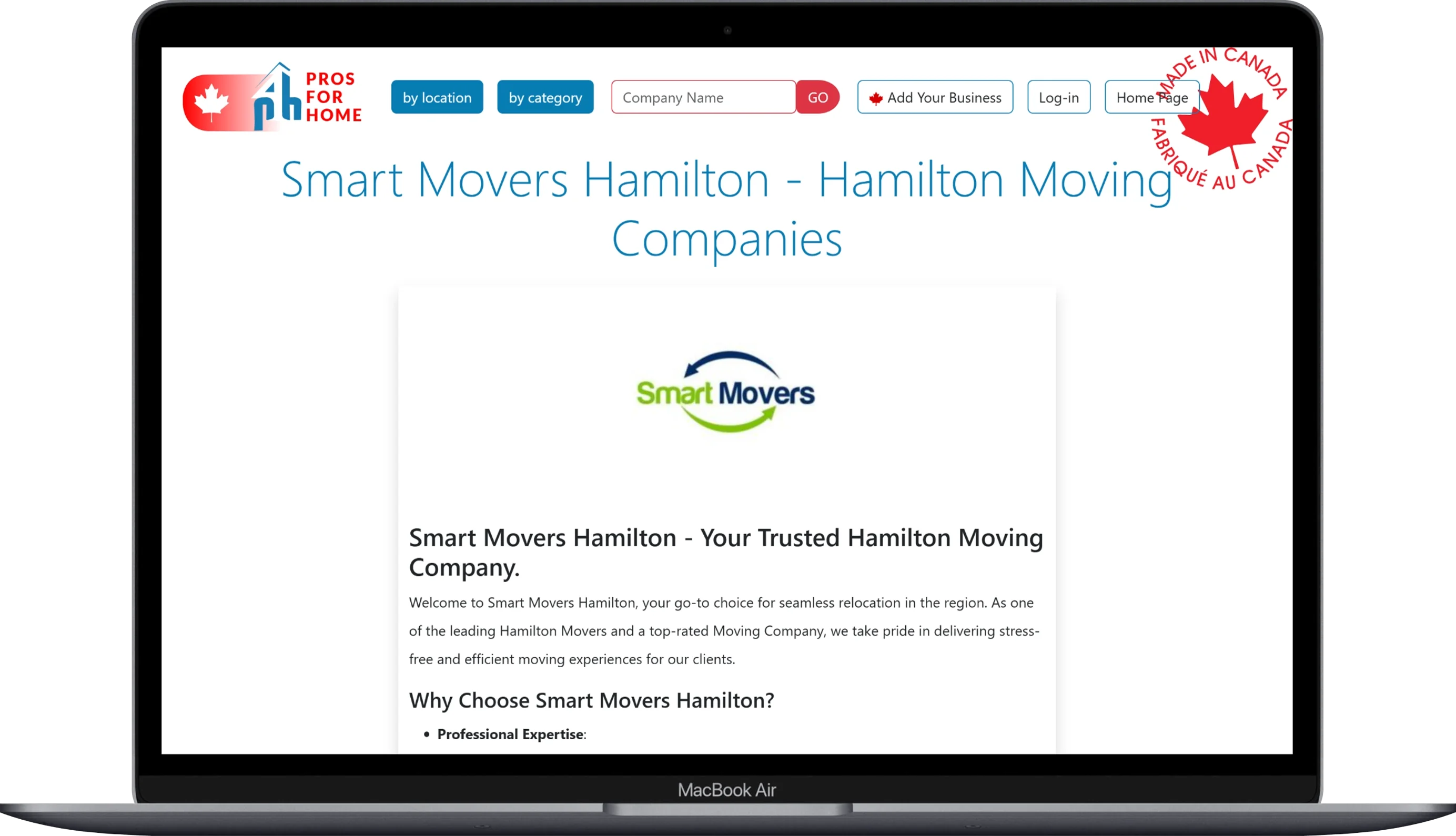 pros for home listing sample 3